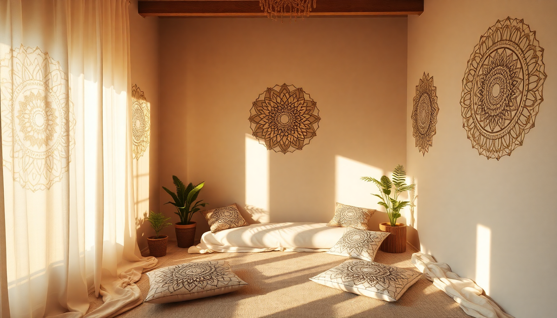 Elevate Your Space: Infusing Spiritual Serenity with Mandala Designs