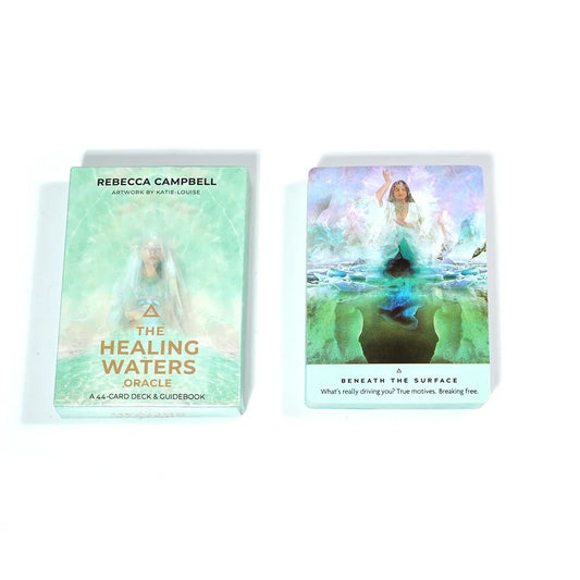 The Healing Waters Oracle Deck by Katie-Louise – 44-Card Set for Spiritual Insight & Emotional Healing